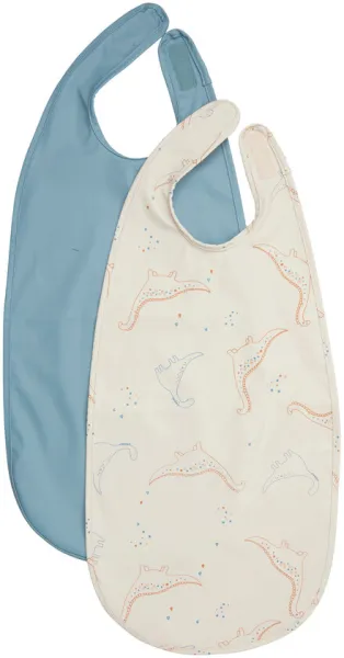 Langes Lätzchen PU (2er-Pack) - 419 - ONE SIZE